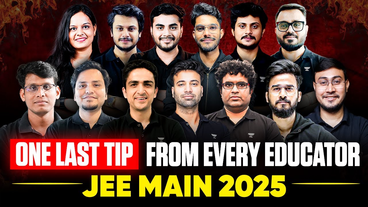 Last *PRO TIP* to Increase Your Marks for JEE Main 2025 Aspirant | All ...