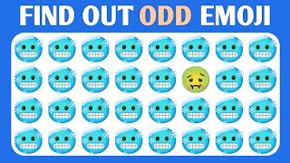Find The Odd Emoji Out in this Emoji Quiz! | Odd One Out Puzzle | Find The Odd Emoji | Brainzzle