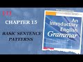 Grammar Second Stage Chapter 15 Basic Sentence Patterns Part 1