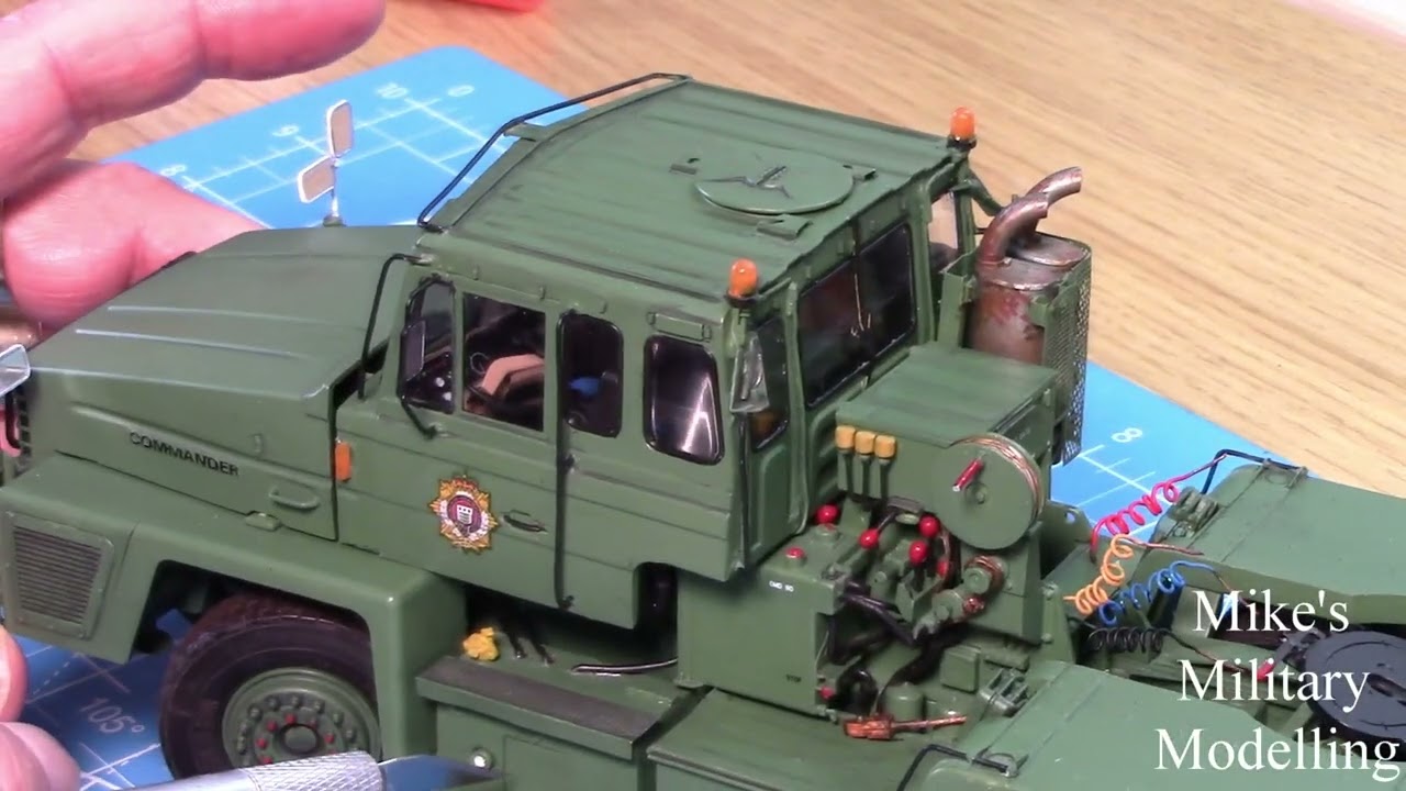 Scammell Commander & 62 Tonne Crane Fruehauf Semi Trailer (Part 4 The Finished Tractor Unit )