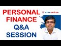 PERSONAL FINANCE Q&A SESSION | Parimal Ade