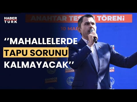 Murat Kurum: Mahmutbey-Esenyurt hattını tamamlayıp Esenyurt'a metroyla kavuşturuyoruz