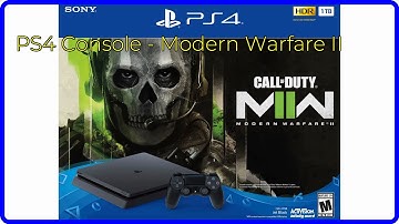 REVIEW (2025): PS4 Console - Modern Warfare II. ESSENTIAL details.