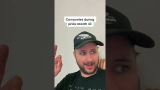 These companies doing the MOST during pride month 😂🏳️‍🌈 #pridemonth #shorts