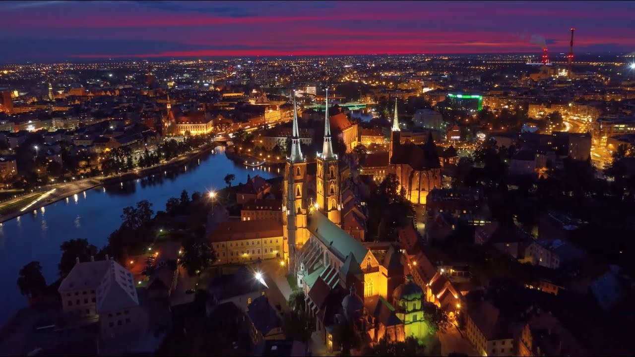 Wrocław Night Hyperlapse