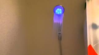 3 Colors LED Light Bathroom Shower Head - Dus cu leduri