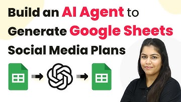 How to Build an AI Agent to Auto-Generate Google Sheets Social Media Plans