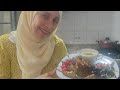 Mjdara - Arroz árabe com lentilha e cebola cremalizada / com salada de legumes e salada de cualiada