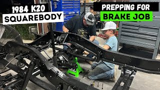 Prepping the Square Body for a Brake Job