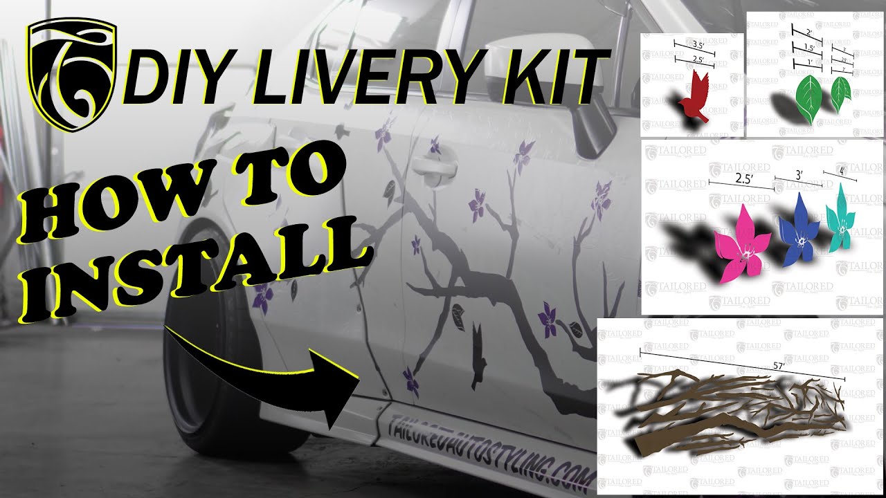 Cherry Blossom DIY Livery Kit (Universal Vehicle Graphic Kit) – Tailored  Auto Styling