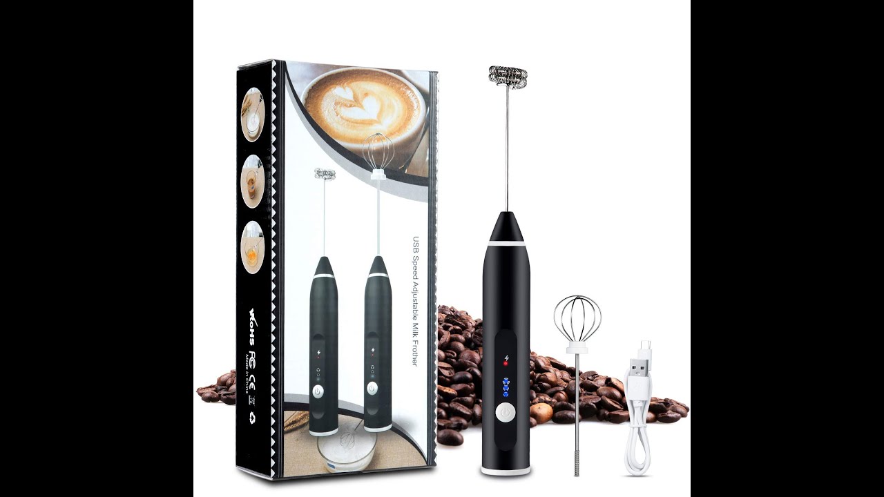 Rechargeable Handheld Electric Milk Frother Usb Rechargeable - Temu