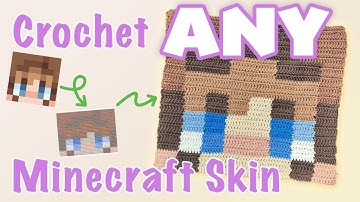 TUTORIAL: How to use Stitch Fiddle to make a Tapestry Crochet Chart for ANY Minecraft skin
