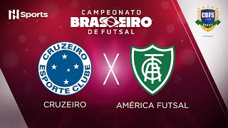 CAMPEONATO BRASILEIRO DE FUTSAL 2024: CRUZEIRO X AMÉRICA FUTSAL - AO VIVO E COM IMAGENS