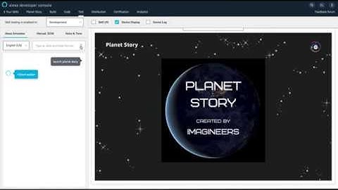 Planet Story - Full Demo | #AmazonAlexaISPChallenge