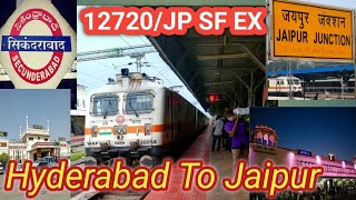 12720\/ Hyderabad to jaipur sf express!! HYB - JP!!#indianrailways #indiantrain #indiantraveller