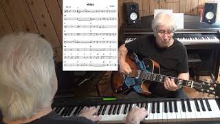 margie - jazz guitar & piano cover ( con conrad )