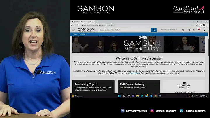 Introduction to the NEW Samson University Intro wi...