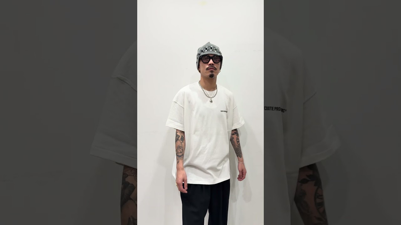 2026.9.18】COOTIE PRODUCTIONS / Raffy Pleated Jersey S/S Tee