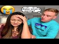 Randomly CRYING prank on husband! *CUTE REACTION*