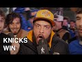 Knicks win  sidetalk