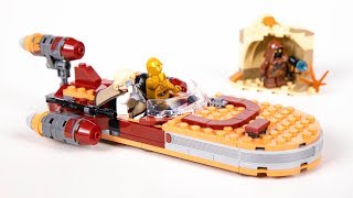 LEGO Star Wars Luke's Landspeeder (2020) REVIEW - 75271 - YouTube