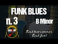 Funk blues n3 in b minor  backing track with real instruments  2022055