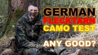 German Flecktarn Camo Test
