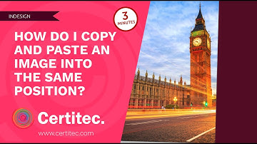 How do I copy and paste into the same position in InDesign?