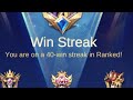 How to push your rank in mlbb 40 + win streak Argus 📈  #mlbb #mlbbshorts #mobilelegends 