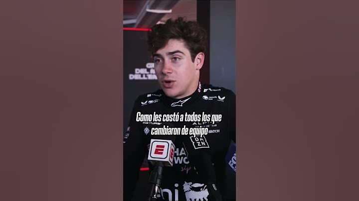 Habla Franco sobre el accidente y la posibilidad de la Q3 perdida. #f1