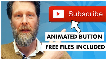 How to make an animated subscribe button for YouTube videos