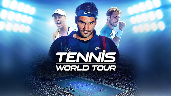 Tennis World Tour PS4 Gameplay : Alexander Zverev vs Lucas Pouille