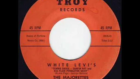 The Majorettes - White Levi's 1963 Girl Group 45rpm