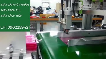 Máy gắp hút lấy bao bì tự động | Máy tách bao bì hộp tự động | Băng tải tách nhãn | LH: 0902259421