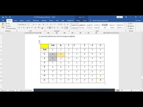 Minimum Edit Distance Algoritmasi Turkce anlatim