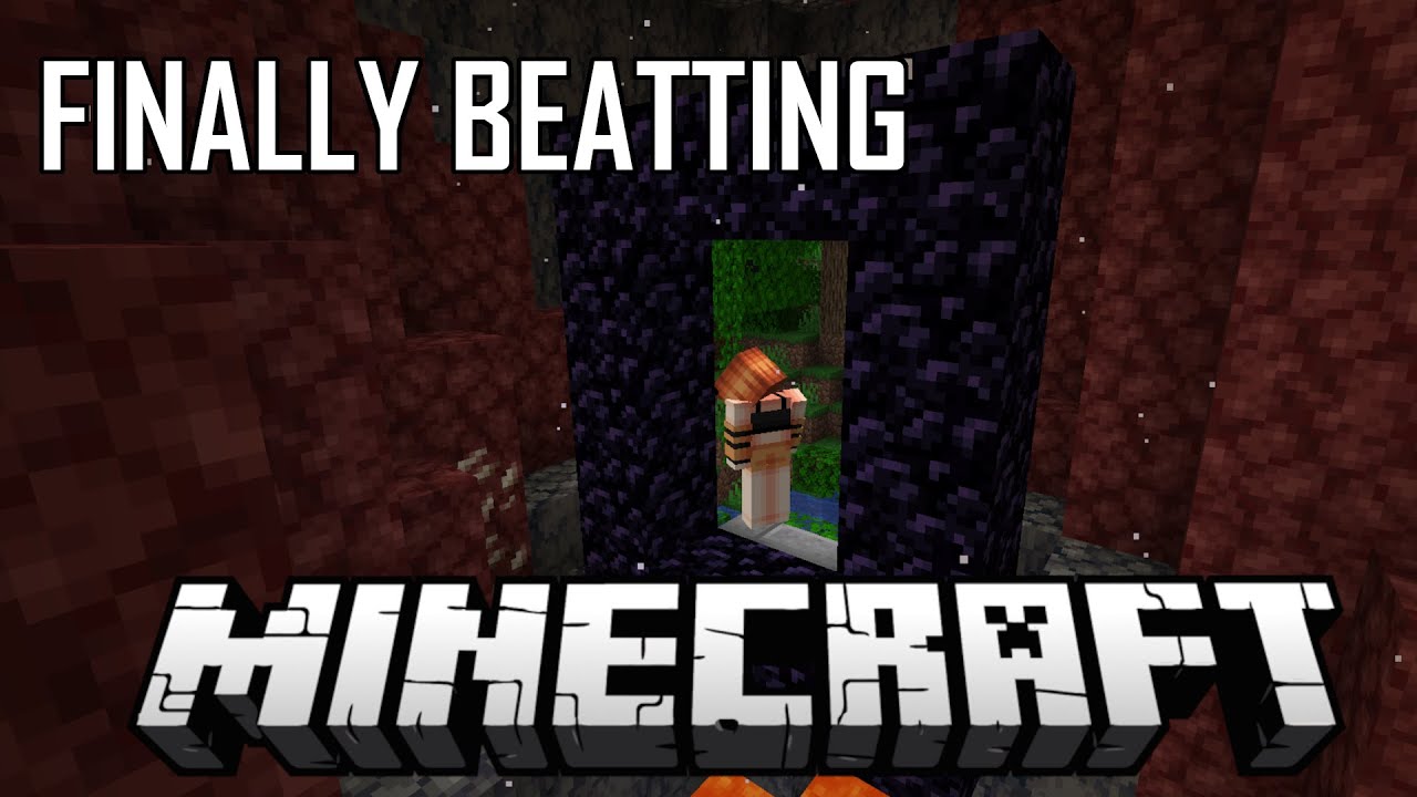 BEATING MINECRAFT FOR THE FIRST TIME - YouTube