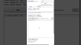 🧮 CodingBat – Python - String 1 - 02 make_abba  #codingbat #programminglanguage #python #basics