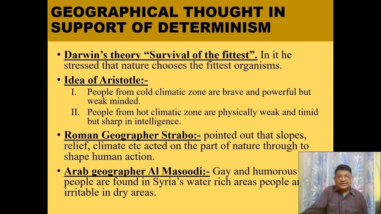 DETERMINISM IN GEOGRAPHY YouTube