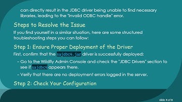 Troubleshooting Test Connection Issues in Wildfly 20 with SQL Anywhere sajdbc4 Driver