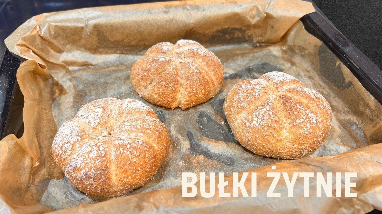 BUŁKI ŻYTNIE Tylko 4 Składniki !