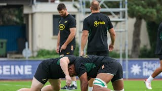 Coupe du monde de rugby : Les Sud-Africains se préparent au choc face aux Bleus