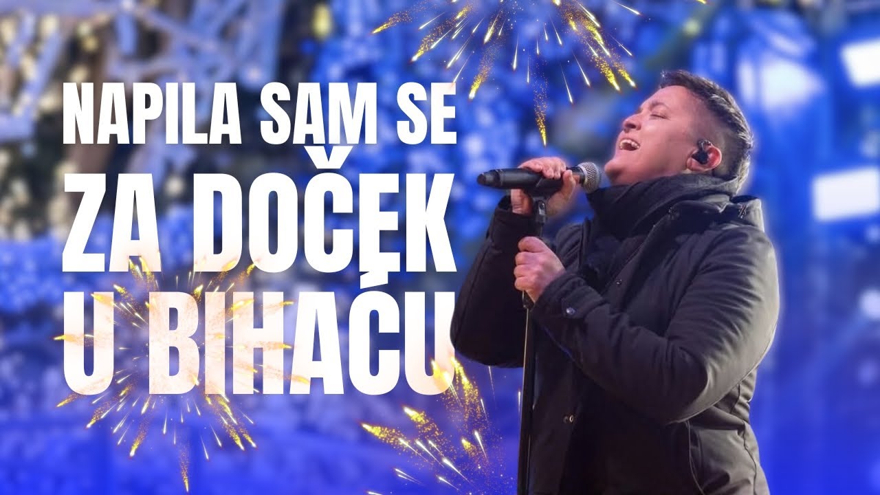 Marija Šerifović - NAPILA SAM SE za doček u Bihaću 