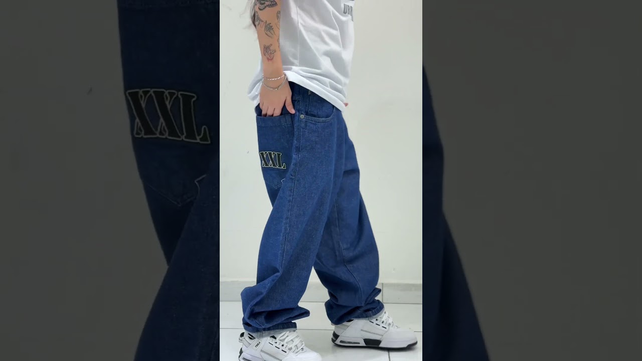 Calça Jeans Brut | Modelagem Oversized Confortável | XXL