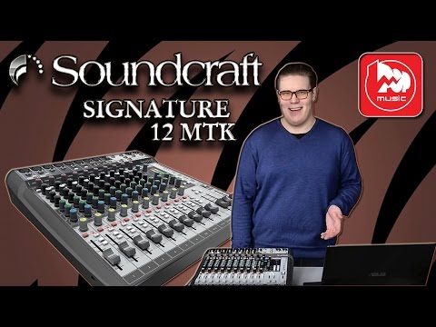 SOUNDCRAFT SIGNATURE 12MTK - микшерный пульт с возможностью поканальной записи