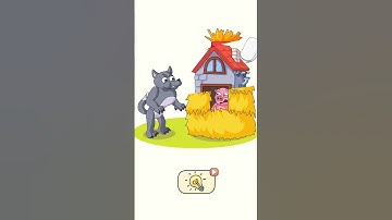 Save Piglets From Wolf Attack 😱 DOP 5: 😜🤣 Tricky Riddle | Game/Android & iOS