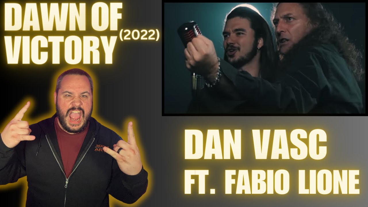He Just Keeps Getting Better?!? Dan Vasc ft. Fabio Lione - Dawn of Victory (2022) || Musician Reacts