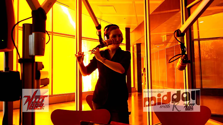 Vicki Shoemaker and her crystal flute on Midday wi...