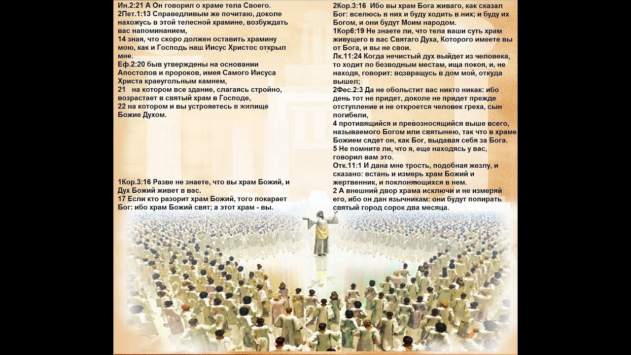 дополнения к разбору 11 главы книги откровения