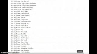 Cpps.me Item Ids