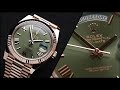Green is Rolexes Best Color | Rolex 228235 Day Date 40 18K Rose Gold with Green Dial
